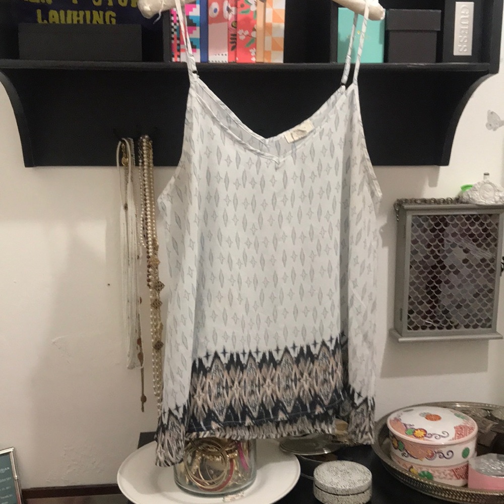 White tank top
